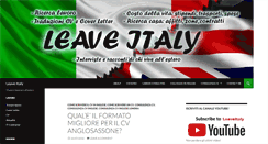 Desktop Screenshot of leaveitaly.com